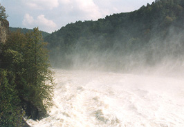Pod Slapskou přehradou r.2002